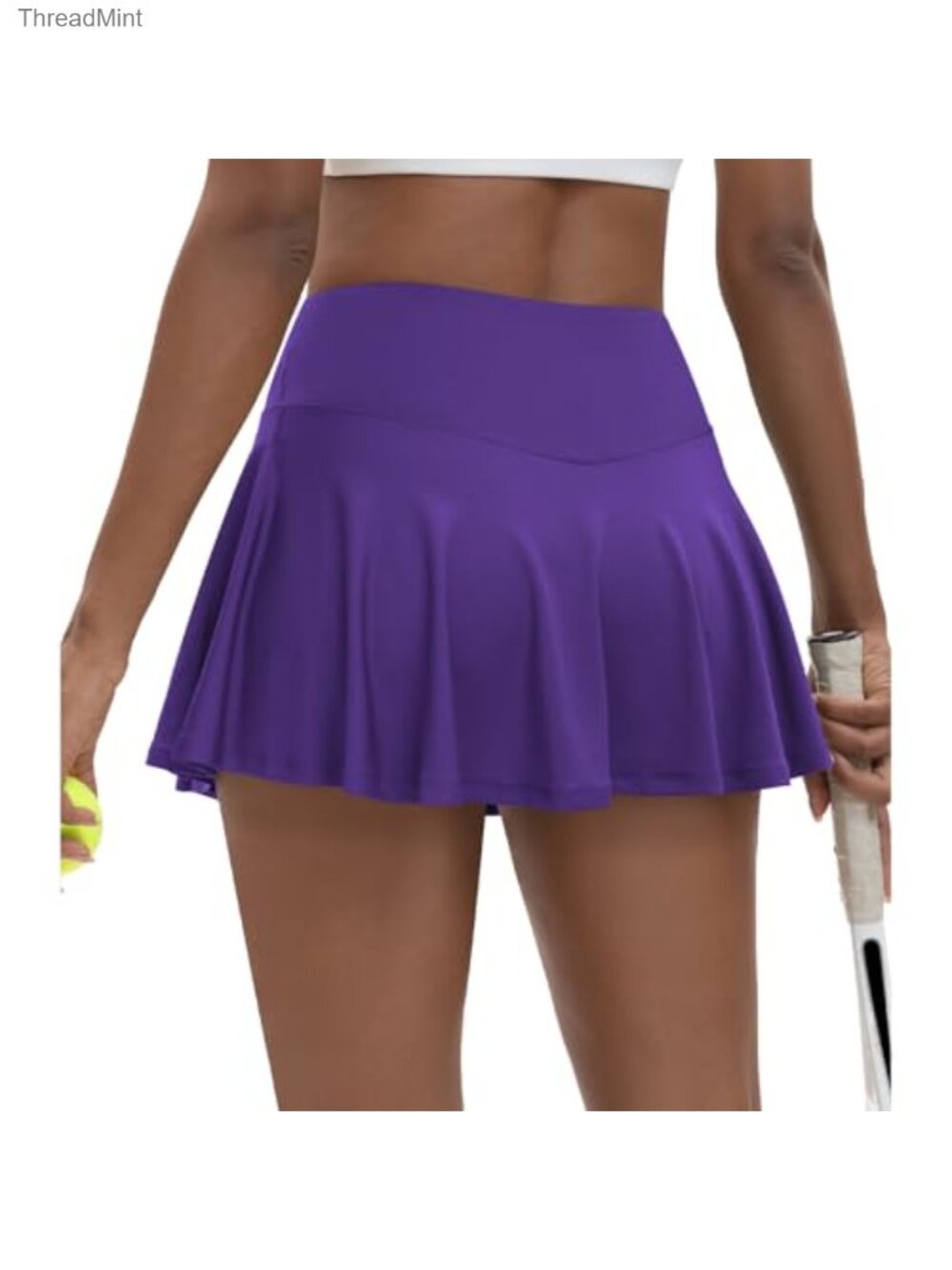 High Waisted Pleated Tennis Skirts with Pockets Inner Shorts Athletic